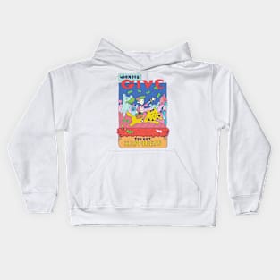 when you give you get happiness Kids Hoodie